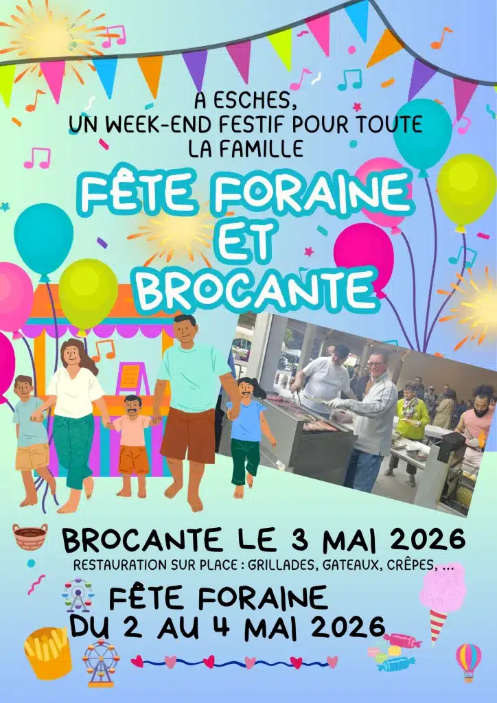 Lire la suite de l'actualité 🎉 Brocante & Fête Foraine – Ce week‑end